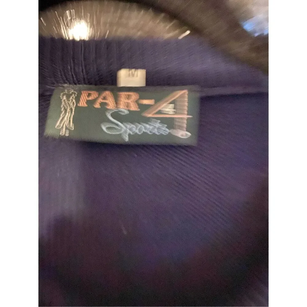 Par 4 sports NWT, men’s vintage golf, sweater, size medium, navy blue